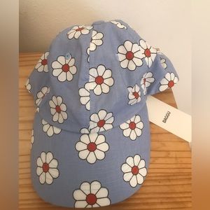 NWT - BAGGU flower baseball cap